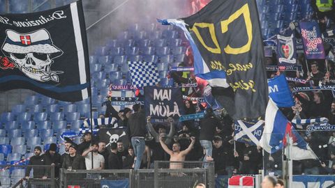 Aficionados del Lazio en una imagen de archivo