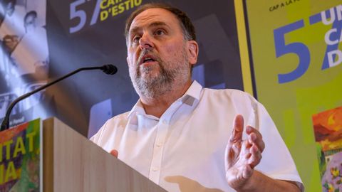 El presidente de Esquerra Republicana, Oriol Junqueras.