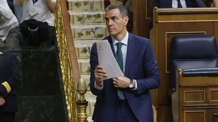 Pedro Snchez en el Congreso de los diputados.
