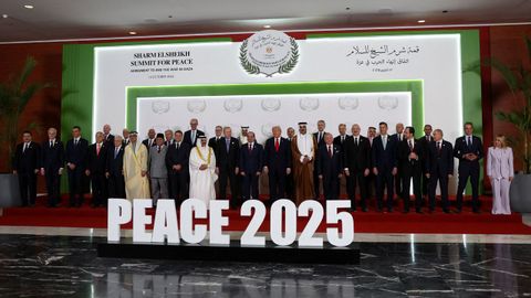 Firma del acuerdo de paz para la Franja de Gaza