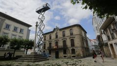 Imagen de la Casa Cornide en la ciudad vieja de A Coru�a