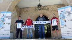Jos� Luis Botana, Manu G�mez, Santi Rodr�guez y Hugo Garc�a presentaron el campus.