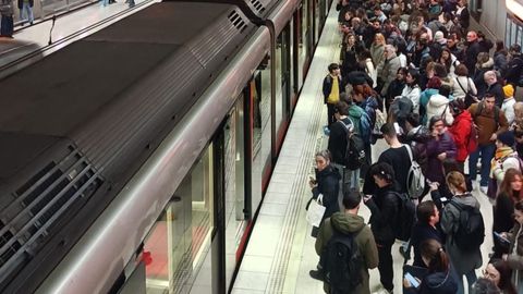 Imagen de archivo del metro de Bilbao
