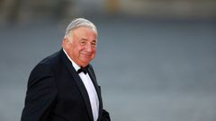 Gérard Larcher, presidente del Senado francés, el 20 de septiembre en el Palacio de Versalles, en la cena en honor a Carlos III.