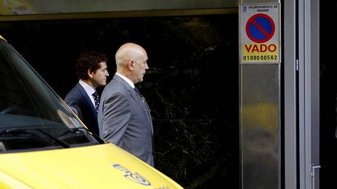 Gorriar�n, a su llegada a la Audiencia