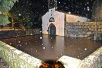 La zona de la iglesia es de las que m�s sufren estas lluvias.