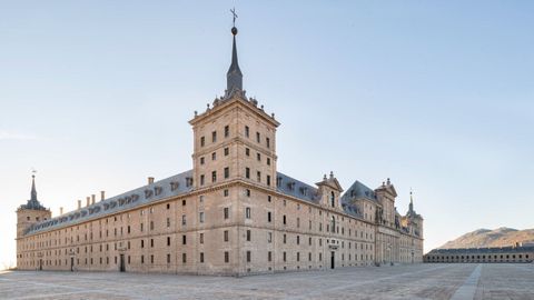 Vista del monasterio de San Lorenzo del Escorial.