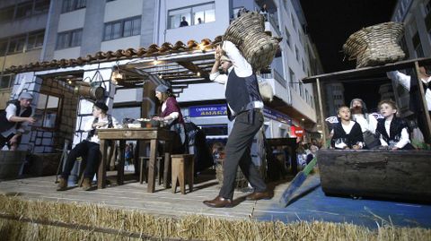 Los antiguos cestos en los que en otros tiempos se sub�an las uvas