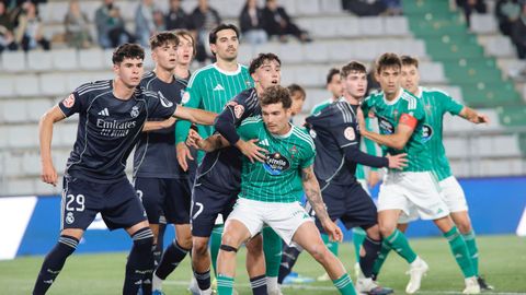 Racing-Real Madrid Castilla. 