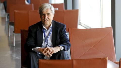 Badiola, en un congreso en Santiago en el 2018