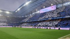 Un momento de la actuaci�n, que fue en riguroso directo