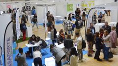 Los universitarios participantes pudieron registrar sus curr�culos para contactar con las empresas