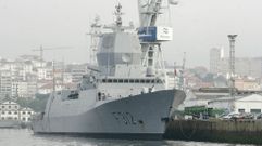 Una de las fragatas noruegas construidas en Ferrol, en foto de archivo