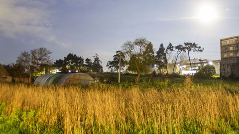 Zona del Muo da Pintura: la parcela afectada est justo en la parte superior de la imagen.