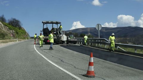 Asfaltado de la N-525 en Monterrei (km. 174-176)