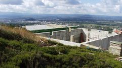 Obras de ampliaci�n de los dep�sitos del monte Cornado, en el a�o 2001