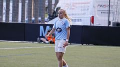 La jugadora de As Celtas Aitana S�nchez, en el anterior cruce de Copa.