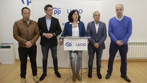 Candia presentó este sábado la lista del PP con la que concurrirá a las elecciones municipales en Lugo