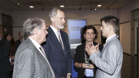 Marc Schneeberger, a la derecha, se hizo con el Premio Princesa de Girona de Investigaci�n Cient�fica 2023