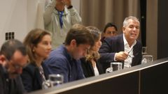 El portavoz del PP en Pontevedra, Rafa Domnguez, durante un pleno