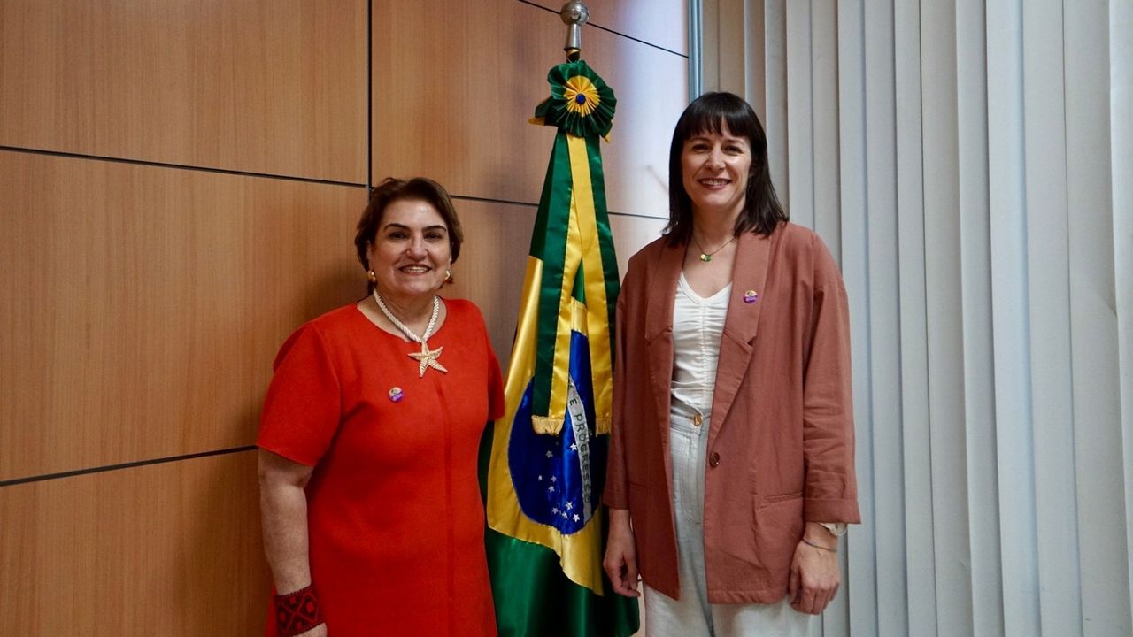 Pontón traslada a la ministra de Mujer de Brasil las posibilidades de inversión en Galicia