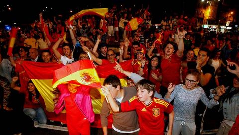 A Coru�a vibr� con la Eurocopa