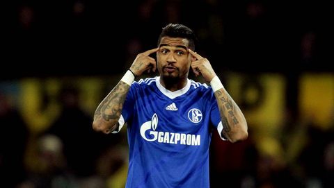 Kevin-Prince Boateng en su actual equipo, el Shalke 04