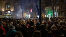 Los vecinos del barrio de Horta, en Barcelona, se concentraron en recuerdo de los dos menores fallecidos presuntamente a manos de su padre.