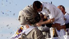 El Real Madrid celebra el ttulo de Liga en Cibeles