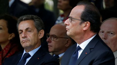 Un aire de ministro chino. Sarkozy asegur que Hollande se tie el pelo mal, igual que los dirigentes orientales. 