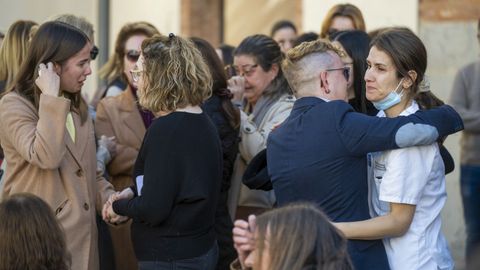 Minuto de silencio por la enfermera asesinada en Benicasim.