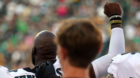 La protesta contra el racismo de los jugadores de los Dolphins de la NFL enfadó al presidente