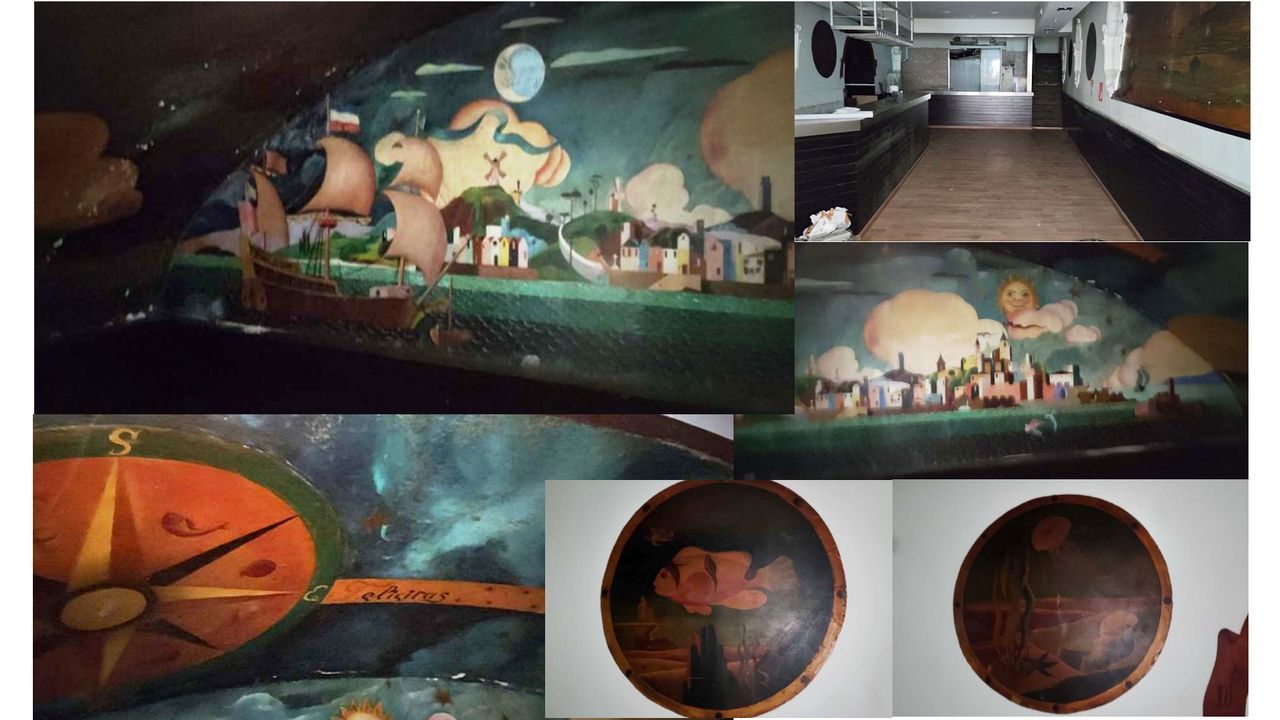 Xunta, Concello y Diputación analizarán el futuro de los murales de Lugrís de A Coruña