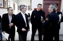 Junta local de seguridad celebrada ayer en Monforte a petici�n del alcalde.