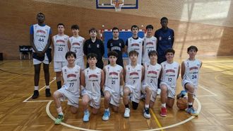 El Obradoiro infantil que entrena Nico V�zquez.