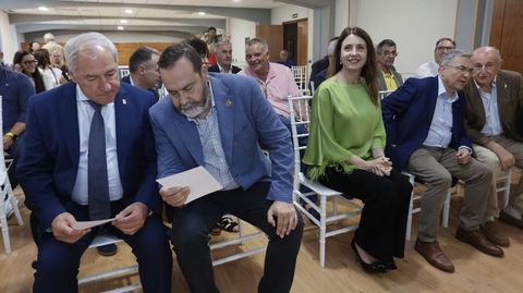 El presidente de la Diputación, José Tomé, con Antonio Lombardía