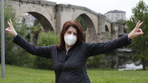 Gente haciendo deporte o paseando en Ourense