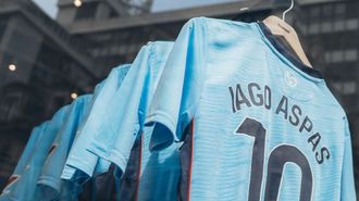 La camiseta de la temporada 2025/2026, en la tienda del Celta.