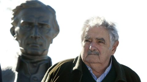 Jos� Mujica, durante una visita a Galicia en el 2013