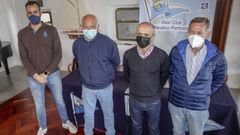 Los ediles de Deportes y Turismo, Juan Pouso y Manel De�n; el comodoro del club, Fernando Gonz�lez, y el vicecomodoro, Jos� Garc�a, presentaron la prueba