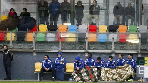 Las im�genes del partido Ribadumia contra Deportivo B