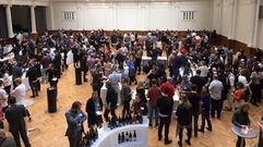 Detalle de la feria Vi�ateros London, en la que participaron Algueira y Gu�maro