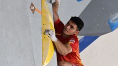 Alberto Gin�s, medalla de oro en escalada