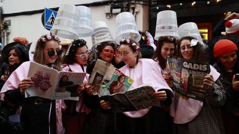 Martes de carnaval en el barrio de Monte Alto, en A Coru�a