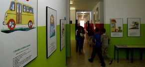 El colegio San Xoan de Filgueira, en una foto de archivo, finalista al Premio Acci�n Magistral.