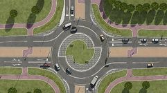 Modelo de turborrotonda o rotonda inteligente