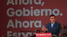 Pedro S�nchez, este mi�rcoles, durante un mitin en Barcelona