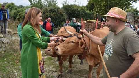 La conselleira durante la celebracin en Monterrei