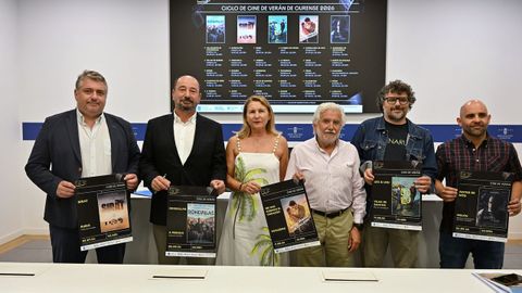 Acto de presentaci�n de la programaci�n del circuito provincial de cine de verano de la Diputaci�n de Ourense.Acto de presentaci�n de la programaci�n del circuito provincial de cine de verano de la Diputaci�n de Ourense