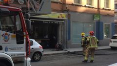 Incendio en la avenida de Chile
